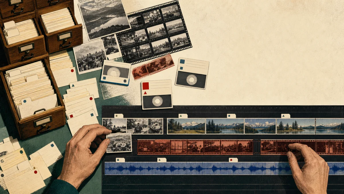 An Open Media Library Belongs Inside the Edit visual guide